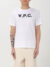 Apc A.p.c. Standard Grand Vpc Logo T-shirt In White
