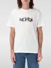 Apc Logo-print Cotton T-shirt In Weiss