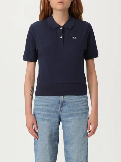 Apc T-shirt A. P.c. Woman Color Blue