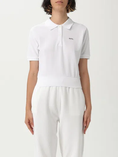 Apc Polo Shirt A. P.c. Woman Color White