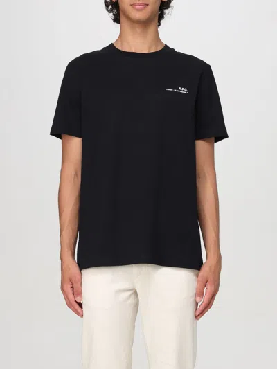 Apc T-shirt A.p.c. Men Color Black In Black