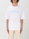 Apc White Oversized T-shirt With Vpc Print In 白色