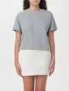 Apc T-shirt A.p.c. Woman Color Grey In 灰色