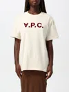 Apc T-shirt A.p.c. Damen Farbe Ivory