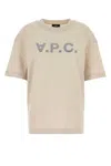 Apc A.p.c. 'oversize Grand Vpc' T Shirt In Beige O Tan