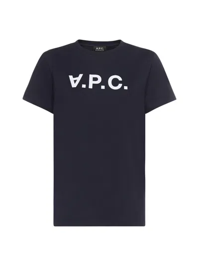 Apc T-shirt In Blue
