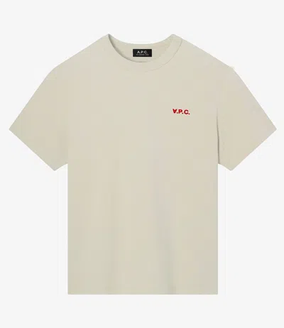 Apc T-shirt Boxy Petit Vpc In Blg Mastic Rouge