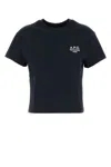 Apc T-shirt Boxy Rue Madame Gots Cohbmf26389 Tiq In Black