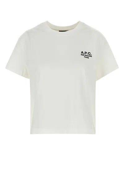 Apc T-shirt Boxy Rue Madame Gots-m Nd A.p.c. Female In White