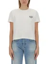 Apc A.p.c. Unisex Boxy T-shirt In Organic Cotton White Short Sleeves Women