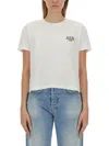 Apc A.p.c. Logo Embroidered Crewneck T-shirt
