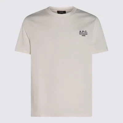 APC A.P.C. WHITE COTTON T-SHIRT