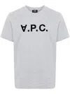 Apc A.p.c. Standard Big Vpc T-shirt Clothing In Grey