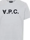 Apc A.p.c. Standard Big Vpc T-shirt Clothing In Grey
