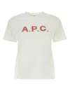 Apc Ribbed Crew-neck Cotton T-shirt With Short Sleeves