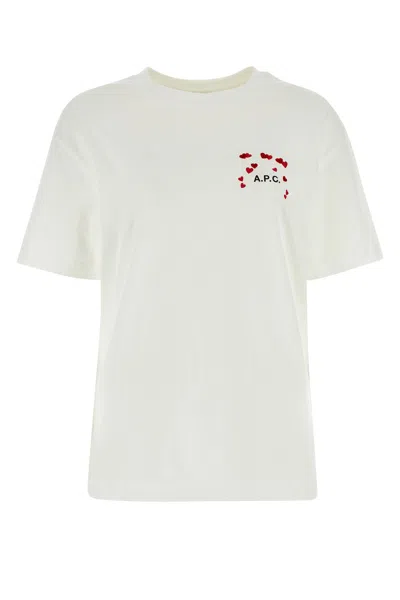 Apc T-shirt-m Nd A.p.c. Female In White