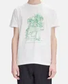 Apc Open-necked Black Shirt In White