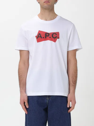 APC T恤 A. P.C. 男士 颜色 白色,H83934001