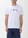 A.p.c. White Logo T-shirt In White