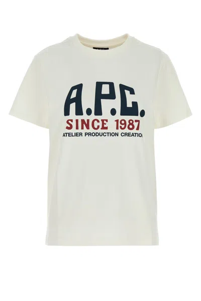 Apc A.p.c. T-shirt With Print Unisex In White