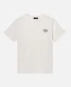 Apc A.p.c. Raymond T Shirt With Embroidered Logo In Neutral