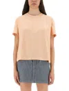 Apc A.p.c. T Shirt "rue Madame Gots" In Neutral