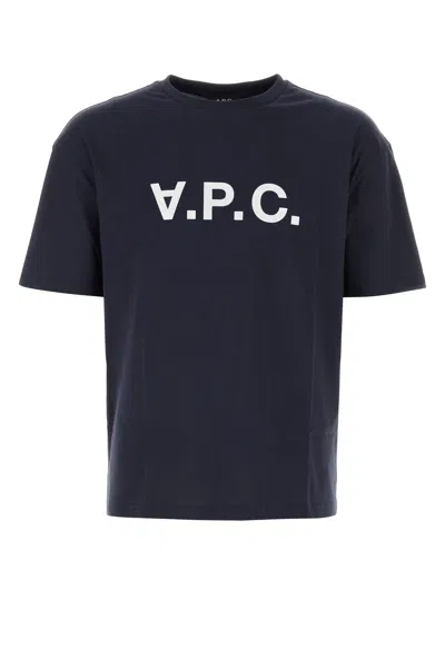 Apc T-shirt-m Nd A.p.c. Male In Black