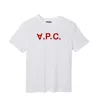 Apc T-shirt Standard Grand Vpc In Ilm Blanc Terracotta