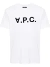 Apc A.p.c. Standard Grand Vpc Cotton T-shirt In White