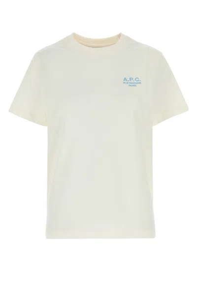 APC A.P.C. WHITE COTTON T-SHIRT