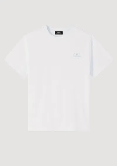 Apc T-shirt Standard Rue Madame In White