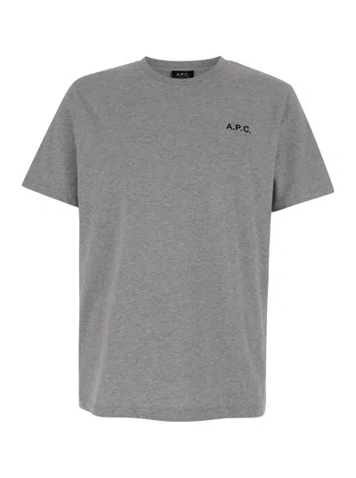 Apc T-shirt Wave T-shirt In Light Grey