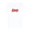 Apc Graphic Logo T Shirt Crew Neck In White