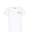 Apc Logo Embroidered Organic Cotton T-shirt In White