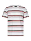 Apc Striped Cotton Jersey Crew-neck T-shirt In Multi