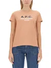 Apc Madame Logo-print Cotton T-shirt