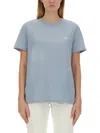 Apc A.p.c. Logo Printed Crewneck T-shirt