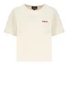 Apc T-shirt With Logo In Beige