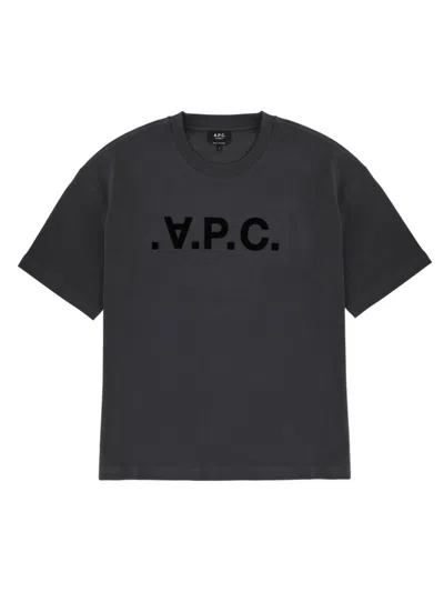 Apc T-shirt With Logo In Black