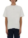 Apc Logo-print Cotton T-shirt In White And Black
