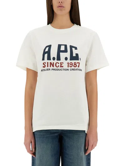 Apc A.p.c. T-shirt With Print Unisex