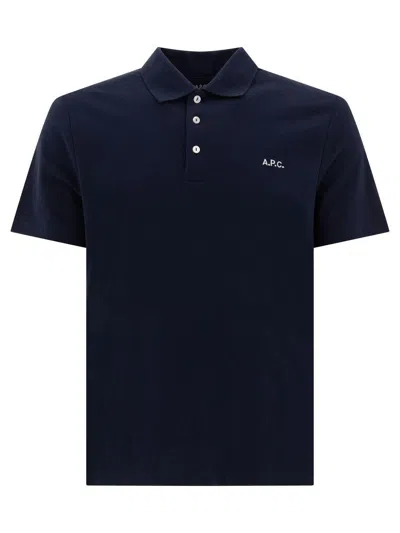 Apc A.p.c. T-shirts And Polos In Blue