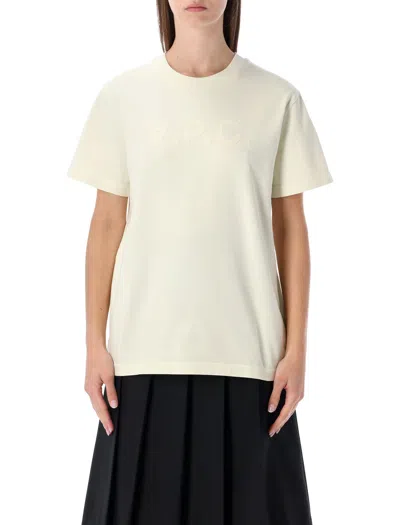 A.p.c. Standard Grand Vpc Cotton T-shirt In Neutral