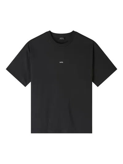Apc A.p.c. T-shirts And Polos In Black