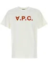 Apc A.p.c. T-shirts And Polos In Blanc/terracotta