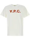 Apc A.p.c. T-shirts And Polos In Blanc/terracotta