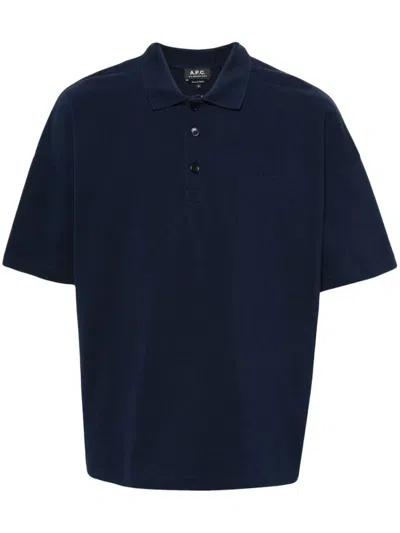 Apc A.p.c. T-shirts And Polos Blue