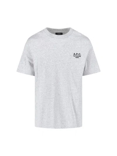 Apc A.p.c. T-shirts And Polos In Gray