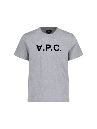 Apc A.p.c. T-shirts And Polos In Gray