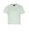 Apc Madame Street Organic Cotton Crew-neck T-shirt In Green